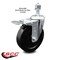 Service Caster 5 Inch Soft Rubber Wheel Swivel 1/2 Inch Stem Caster with Total Lock Brake SCC SCC-TSTTL20S514-SRS-121315 - alternate 5